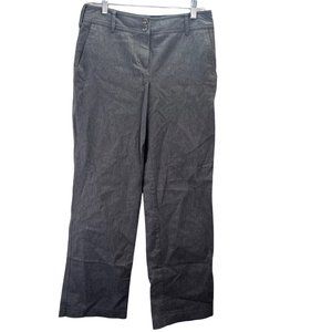 Ann Taylor LOFT Laura Trouser Pants size 6 Gray 29x30 Dress Casual